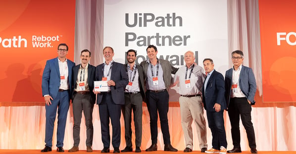 UiPath Innovation Award 2022 RG team